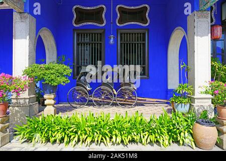 PENANG, MALAISIE -6 nov 2019- Vue sur la Mansion, un manoir colonial de luxe construit par l'industriel chinois Cheong Fatt Tze, maintenant une boutique hotel Banque D'Images