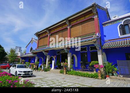 PENANG, MALAISIE -6 nov 2019- Vue sur la Mansion, un manoir colonial de luxe construit par l'industriel chinois Cheong Fatt Tze, maintenant une boutique hotel Banque D'Images