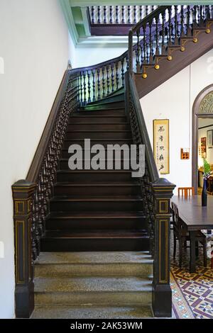 PENANG, MALAISIE -6 nov 2019- Vue sur la Mansion, un manoir colonial de luxe construit par l'industriel chinois Cheong Fatt Tze, maintenant une boutique hotel Banque D'Images