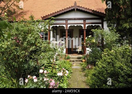 Bramsche : Tag der offenen Tuer alljaehrlichenTraum-Sonntag am Garten, Osnabruecker Pays G E S P E R R T dans le monde entier d'utilisation | Banque D'Images