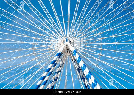 Détail d'une grande roue Banque D'Images