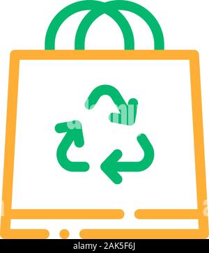 Panier avec poignée et sigle Vector Illustration de Vecteur