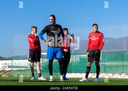 Estepona, Espagne. 07Th Jan, 2020. ESTEPONA, 07-01-2020, le football, l'Eredivisie néerlandaise, de la saison 2019-2020, les joueurs arrivent sur le terrain, pendant le match FSV Mainz 05 vs FC Emmen : Crédit Photos Pro/Alamy Live News Banque D'Images