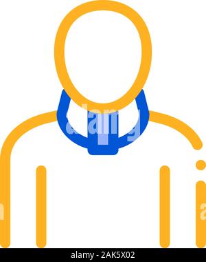 Collier Cervical orthopédique pour cou Support Vector Illustration de Vecteur