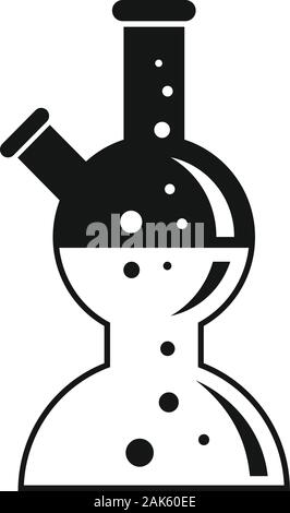 Laboratoire d'icône. Simple illustration de boiling pot laboratoire vector icône pour web design isolé sur fond blanc Illustration de Vecteur