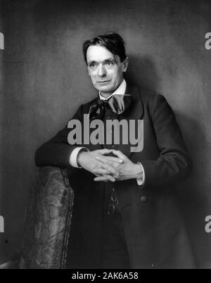 Rudolf Steiner (Lorenz Joseph (27 ou 25) Février 1861 - 30 mars 1925) est un philosophe et écrivain autrichien, réformateur social, architecte, économiste, esotericist, et réclamé voyant. Banque D'Images