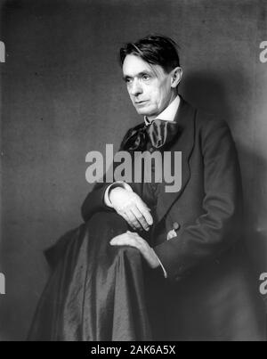 Rudolf Steiner (Lorenz Joseph (27 ou 25) Février 1861 - 30 mars 1925) est un philosophe et écrivain autrichien, réformateur social, architecte, économiste, esotericist, et réclamé voyant. Banque D'Images