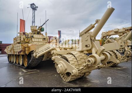 Véhicule blindé de déminage BMR-3 M. Russie Banque D'Images