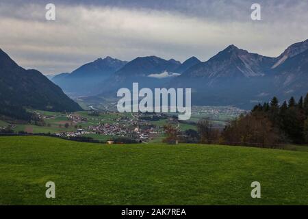 Vallée de Scheffau, Wilder Kaiser, Tyrol, Autriche Banque D'Images