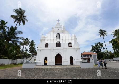 Église Saint-François De Fort Kochi, Kerela, Inde. Banque D'Images