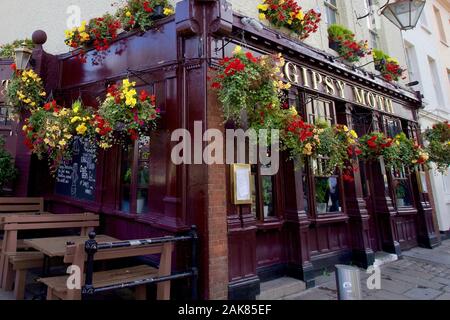 Pub spongieuse, Greenwich, Londres, Angleterre. Banque D'Images