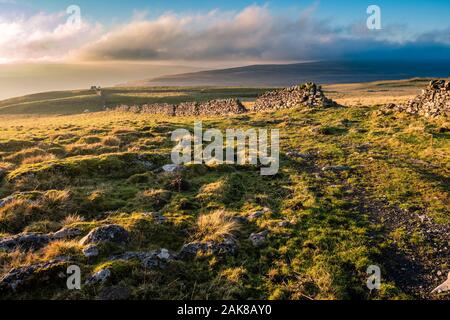 Conistone est un petit village dans le district de Craven, North Yorkshire, Angleterre. Il se trouve à 3 miles au nord de Grassington, 3 miles au sud de Kettlewell et Banque D'Images