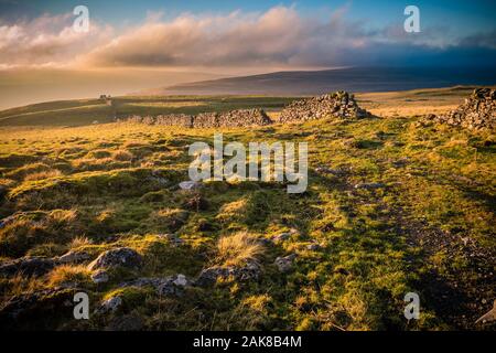 Conistone est un petit village dans le district de Craven, North Yorkshire, Angleterre. Il se trouve à 3 miles au nord de Grassington, 3 miles au sud de Kettlewell et Banque D'Images