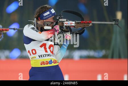 Schalke, Deutschland. 28 Dec, 2019. firo : 28.12.2019 Sports d'hiver : le Biathlon Biathlon JOKA Schalke World Team Challenge Lena Haecki | Conditions de crédit dans le monde entier : dpa/Alamy Live News Banque D'Images