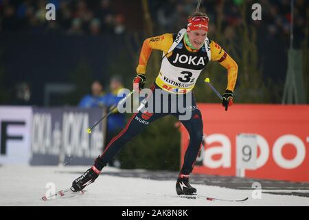 Schalke, Deutschland. 28 Dec, 2019. firo : 28.12.2019 Sports d'hiver : le Biathlon Biathlon JOKA Schalke World Team Challenge Benedikt Doll, GER | Conditions de crédit dans le monde entier : dpa/Alamy Live News Banque D'Images