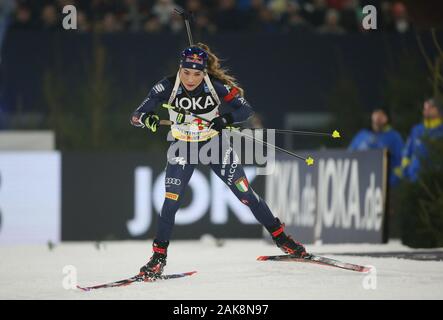 Schalke, Deutschland. 28 Dec, 2019. firo : 28.12.2019 Sports d'hiver : le Biathlon Biathlon JOKA Schalke World Team Challenge Dorothea Wierer | Conditions de crédit dans le monde entier : dpa/Alamy Live News Banque D'Images