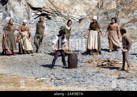 Localisation de Poldark la série BBC Poldark, avec Aidan Turner, filmée en cornwall royaume-uni lieu de tournage de Poldark Cornwall, Walking in Cornwall, Cornish Banque D'Images