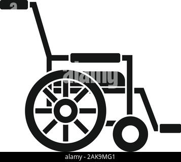 L'icône de la mobilité Fauteuil roulant. Simple illustration de la mobilité l'icône vecteur en fauteuil roulant pour la conception web isolé sur fond blanc Illustration de Vecteur