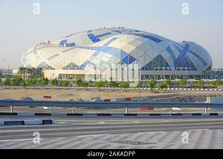 LUSAIL, QATAR -12 DEC 2019- Vue de l'arène de sports Lusail, une salle polyvalente située dans le village de sports d'Al Ahli Lusail, Qatar, près de Doha. Banque D'Images