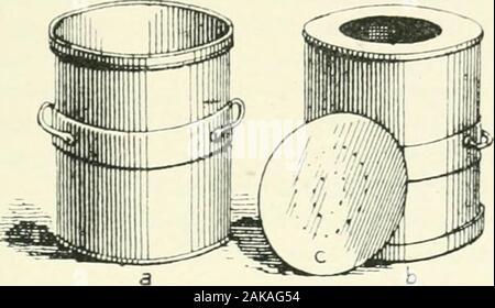 Lait, fromage et beurre, un manuel pratique sur leurs propriétés et les processus de leur production . mand,ces allant de 80 à 120 livres chacun dans le poids. Il est juste, cependant, de reconnaître que comme un simple Cheddar séché est relativement sec, itwill conserver son reste de mieux l'humidité dans de grands biens que insmaller ; et il est fort probable que de telles tentatives de faire thelatter sans permettre pour la plus grande perte d'humidité naturel pour eux,a eu quelque chose à voir avec le préjudice contre eux. Mais il doit être dit, d'autre part, que les décideurs ont Cheddar temps hors de l'mindproduced Banque D'Images