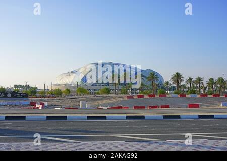 LUSAIL, QATAR -12 DEC 2019- Vue de l'arène de sports Lusail, une salle polyvalente située dans le village de sports d'Al Ahli Lusail, Qatar, près de Doha. Banque D'Images