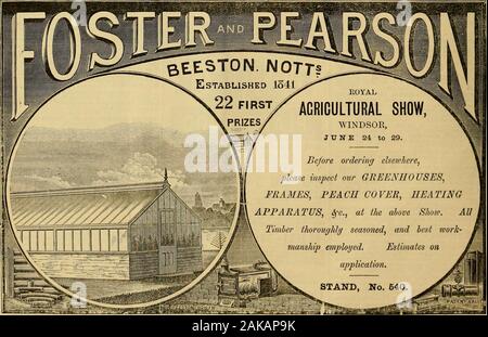 L'Gardeners' chronicle : un journal illustré hebdomadaire de l'horticulture et les sujets . p;c., pour le printemps, le jardinage. niCKSONS, ROSES INPOTS. La semence royale (limitée), de l'établissement, Chester. Les meilleurs, hybride de thé,perpétuel-parfumées, et d'autres variétés,à partir de 15". pour nous. par douzaine. Catalogue ofnei : variétés sur demande. Dickson SE SONT RENDUS POUR, (Limited) TheNurseries . CHESTER. Nouveau catalogue pour 1880.-Près de 130 pages de grande taille, avec des prix, descriptions, culturaland utiles d'autres indices, de près de 7000 de la meilleure espèce varietiesof et plantes pour la cuisinière, l'IHE, serre ou le jardin fleuri.aussi d'une liste Banque D'Images
