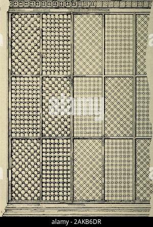La ferronnerie .. . Fig. 12.-partie d'une paire de portes, sur la cathédrale de Chichester.Deuxième moitié de 15ème siècle, (p. 29).Dans le Victoria and Albert Museum, n° 592-1896.. Fig. 13.-grille, St Albans Abbey. Milieu du 15e siècle, (p. 30) Banque D'Images