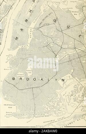 Queens Borough ; être un livre illustré et descriptif du borough du Queens, ville du Grand New York, exposant ses nombreux avantages et possibilités qu'une section où vivre, travailler et réussir ..émis par la commission industrielle et de fabrication de la Chambre de commerce de l'arrondissement de Queens ; . Astoria Light, Heat and Power Companys Usine.. Norton Pt.SeagateConet Island Banque D'Images