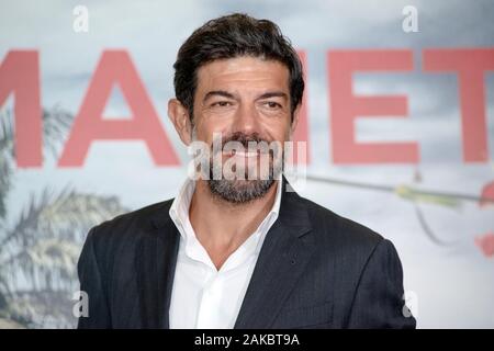 Pierfrancesco Favino participant à la photocall de Hammamet à Rome Banque D'Images