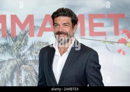 Pierfrancesco Favino participant à la photocall de Hammamet à Rome Banque D'Images