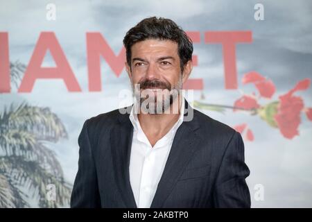 Pierfrancesco Favino participant à la photocall de Hammamet à Rome Banque D'Images