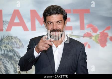 Pierfrancesco Favino participant à la photocall de Hammamet à Rome Banque D'Images