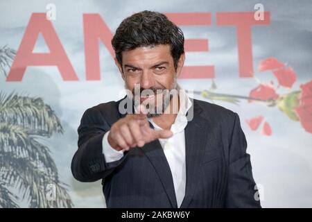 Pierfrancesco Favino participant à la photocall de Hammamet à Rome Banque D'Images