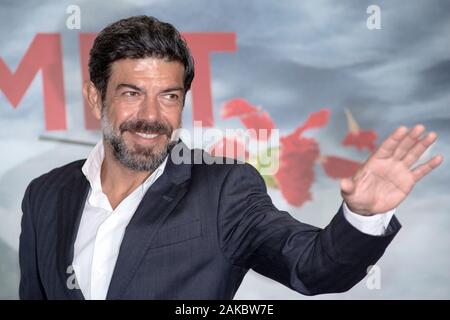 Pierfrancesco Favino participant à la photocall de Hammamet à Rome Banque D'Images