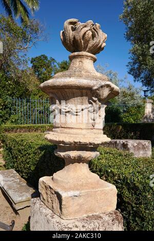 La France, Hérault, Montpellier, Montpellier folie, Château de Flaugergues, statue sur la terrasse Banque D'Images