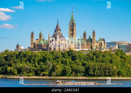 Le Canada, la province de l'Ontario Ottawa, Outaouais, la colline du Parlement Banque D'Images