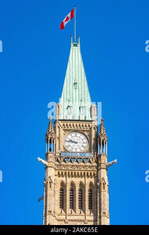 Le Canada, la province de l'Ontario Ottawa, la colline du Parlement, le Parlement Banque D'Images