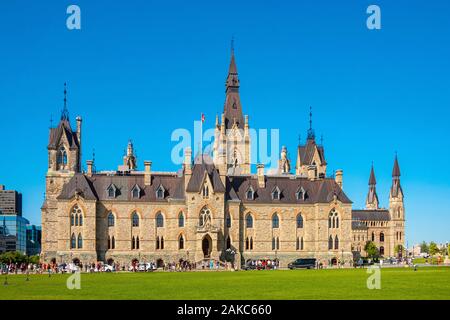 Le Canada, la province de l'Ontario Ottawa, la colline du Parlement, Édifice de l'Ouest Banque D'Images