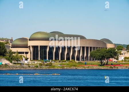 Le Canada, la province de Québec, région de l'Outaouais, Gatineau, le Musée canadien de l'histoire, anciennement Musée canadien des civilisations Banque D'Images