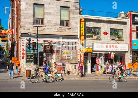 Le Canada, la province du Québec, Montréal, le quartier chinois, Chinatown Banque D'Images