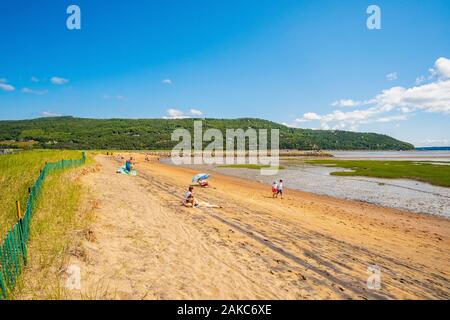 Canada, Quebec Province, région de Charlevoix, Baie Saint Paul, la plage Banque D'Images