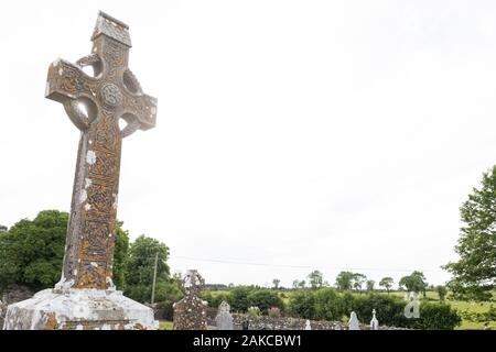 L'Irlande, le comté de Meath, Navan, peu cemetary, Causey Farm, salon Banque D'Images