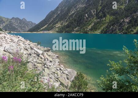 France, Hautes Pyrénées, Cauterets, lac de Gaube Banque D'Images