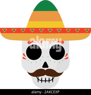 Image skul mexicain Illustration de Vecteur