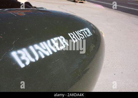 Bombe anti-bunker Banque D'Images