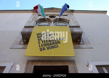 Musée National des Sciences et techniques Leonardo Da Vinci, Milan, Italie Banque D'Images