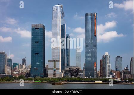 Chantiers d'Hudson, Manhattan, New York City, NY, USA Banque D'Images