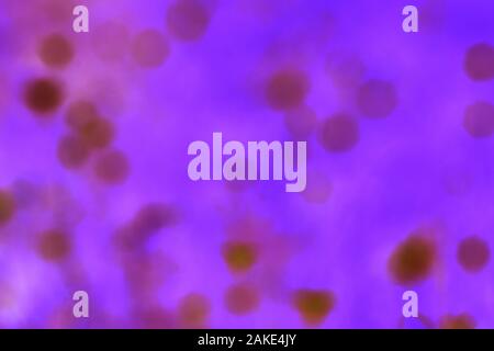 De nombreuses bactéries blured close up sous le microscope. Abstract Banque D'Images