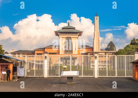 Façade du Palais Narayanhiti à Katmandou, Népal Banque D'Images