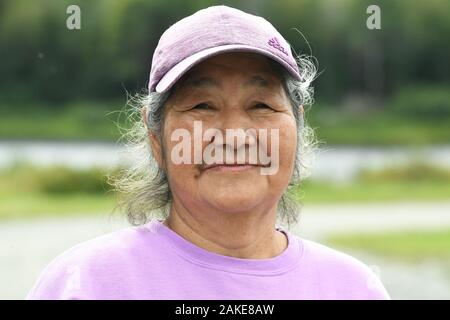 Femme autochtone, Canada Banque D'Images